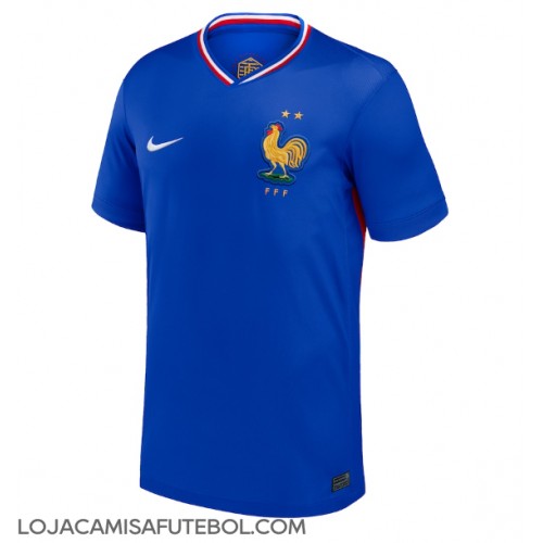 Camisa de Futebol França Equipamento Principal Europeu 2024 Manga Curta